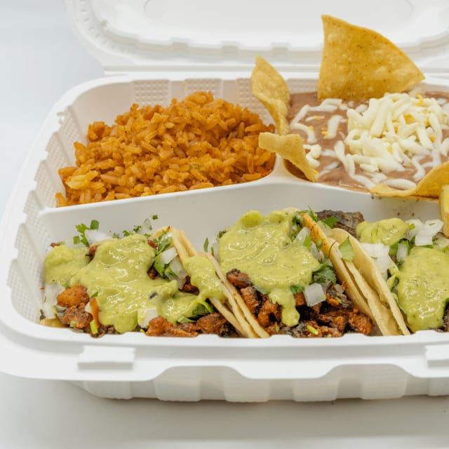 Three Tacos Combo.