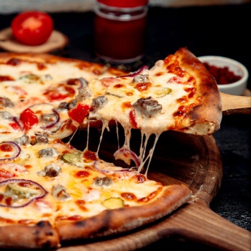 Unlimited Topping Pizza.