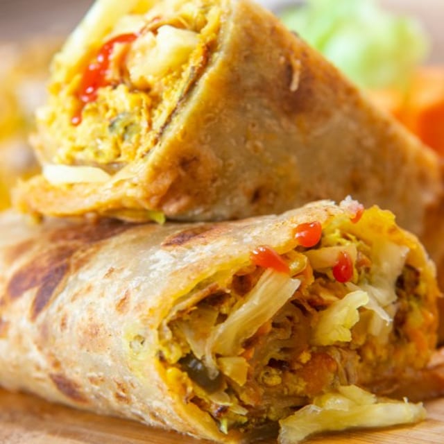 Egg Burrito Breakfast.