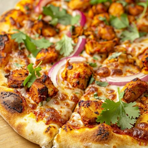 Buffalo Chicken Fajita Pizza.