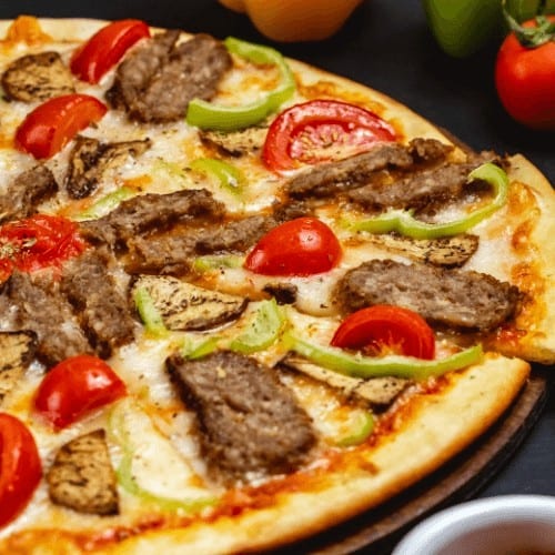 1 Large Carne Asada Pizza.