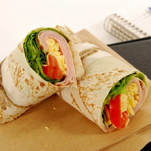 Ham Burrito Breakfast.