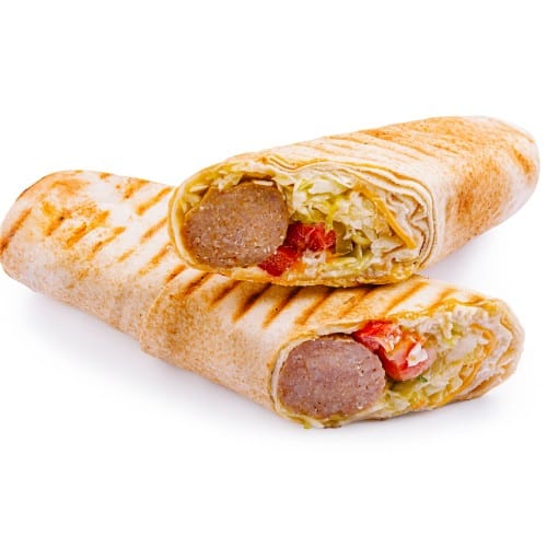 Sausage Burrito Breakfast.